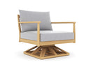 Royal Teak Palma Swivel Chair with Cushions