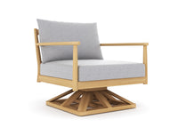 Royal Teak Palma Swivel Chair with Cushions