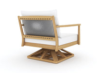 Royal Teak Palma Swivel Chair with Cushions
