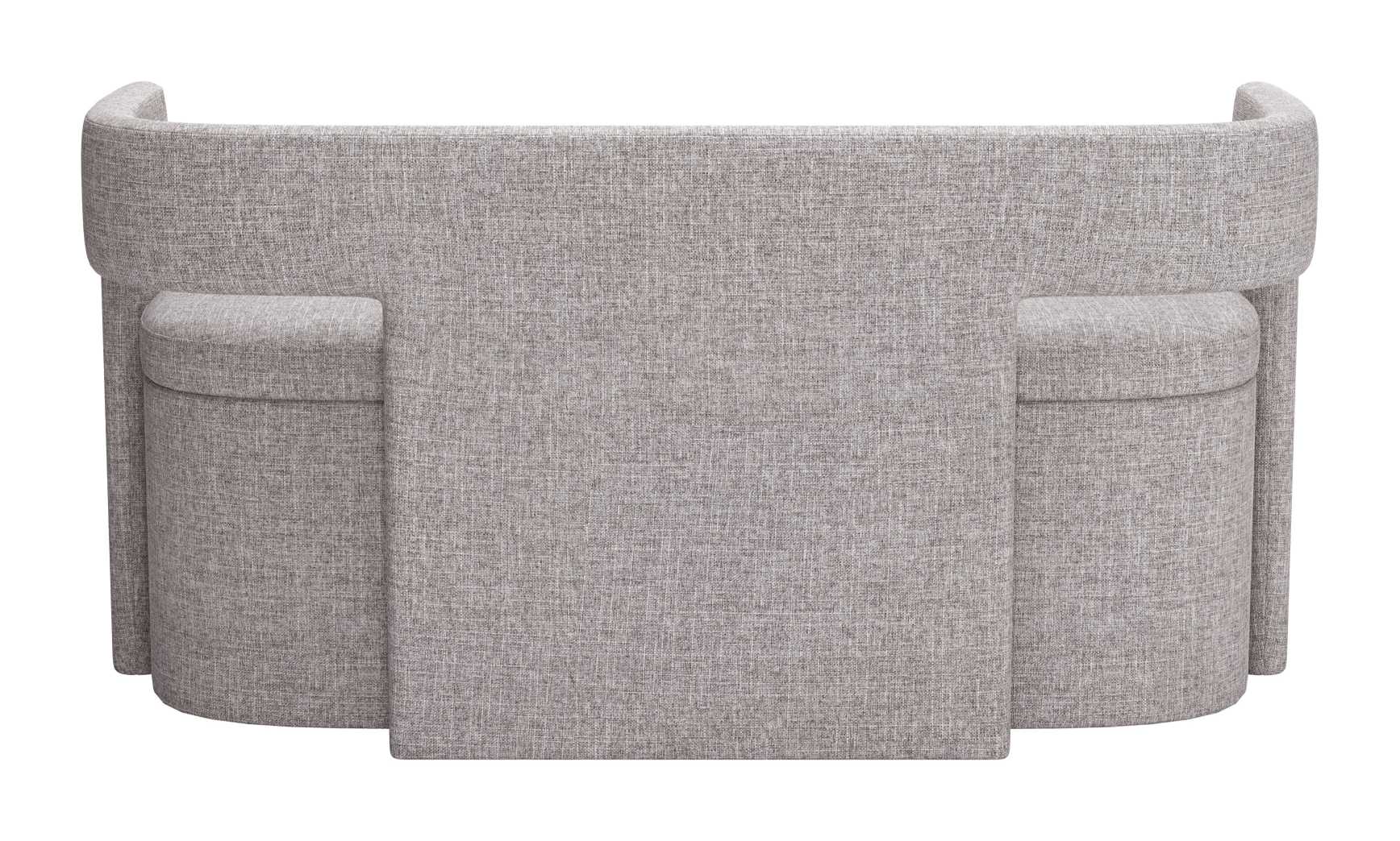 Zuo Modern Papua Storage Bench Gray