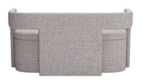 Zuo Modern Papua Storage Bench Gray