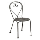 Woodard Et Cetera Parisienne Side Chair In Pattern Metal Seat