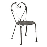 Woodard Et Cetera Parisienne Side Chair - Pattern Metal Seat
