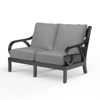 Sunset West Monterey Aluminum Loveseat with Cushion