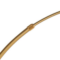 Sunpan Vern Floor Lamp in Black/Brass