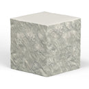 Sunset West Antique Stone End Table, Square / Round