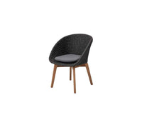 Cane-Line Peacock Chair with Teak Legs