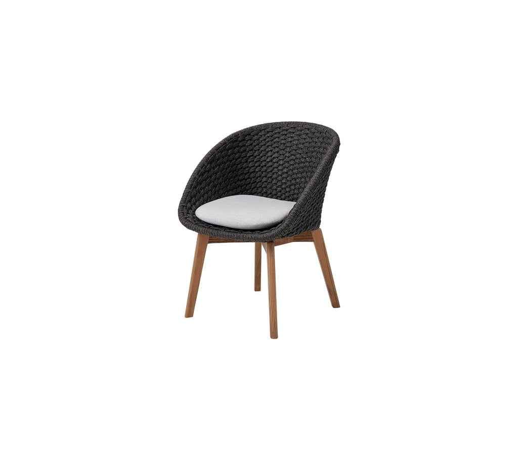 Cane-Line Peacock Chair with Teak Legs