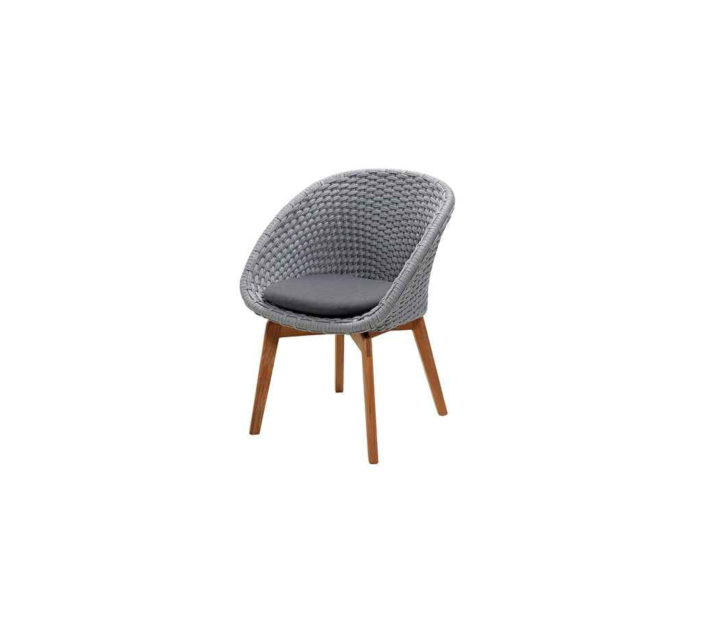 Cane-Line Peacock Chair with Teak Legs