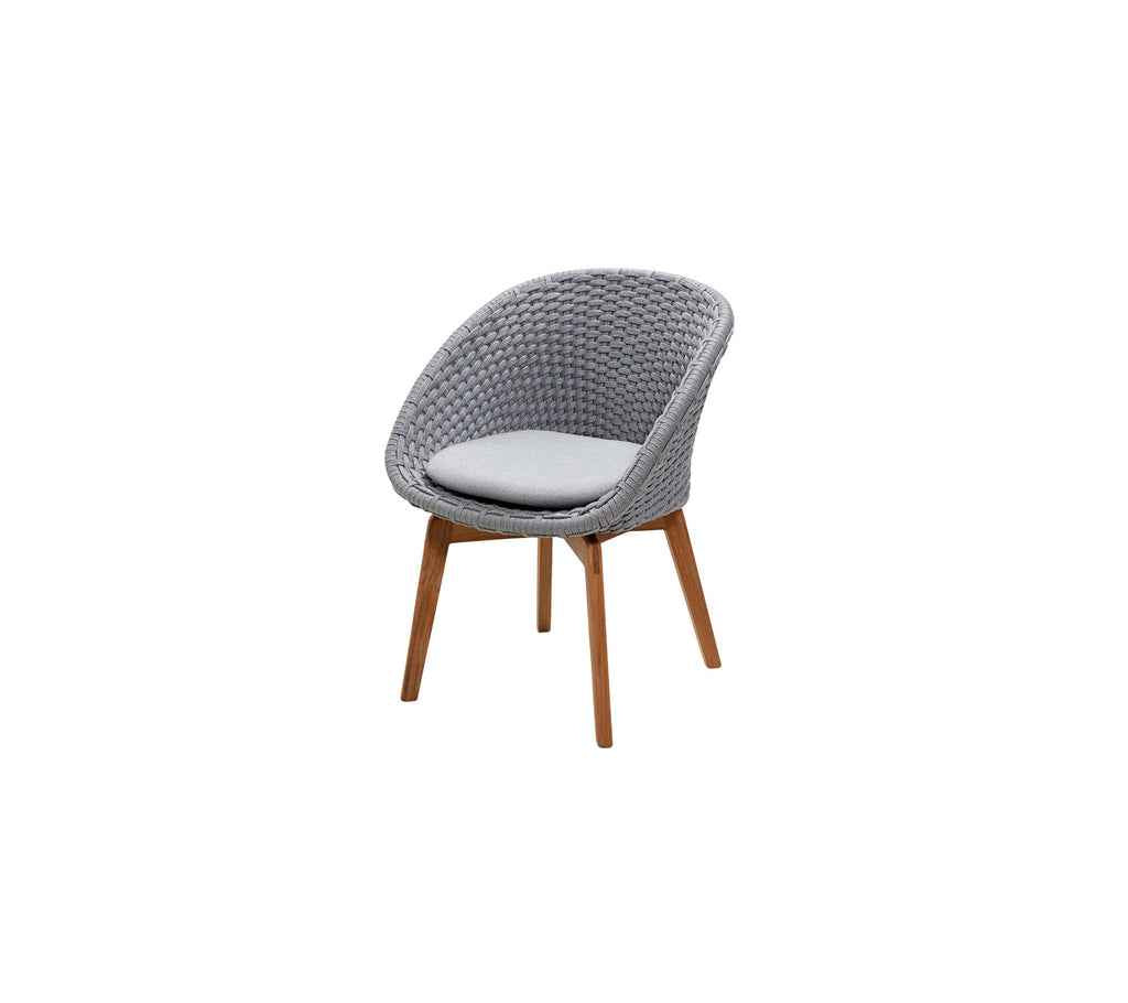Cane-Line Peacock Chair with Teak Legs