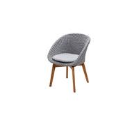 Cane-Line Peacock Chair with Teak Legs