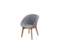 Cane-Line Peacock Chair with Teak Legs