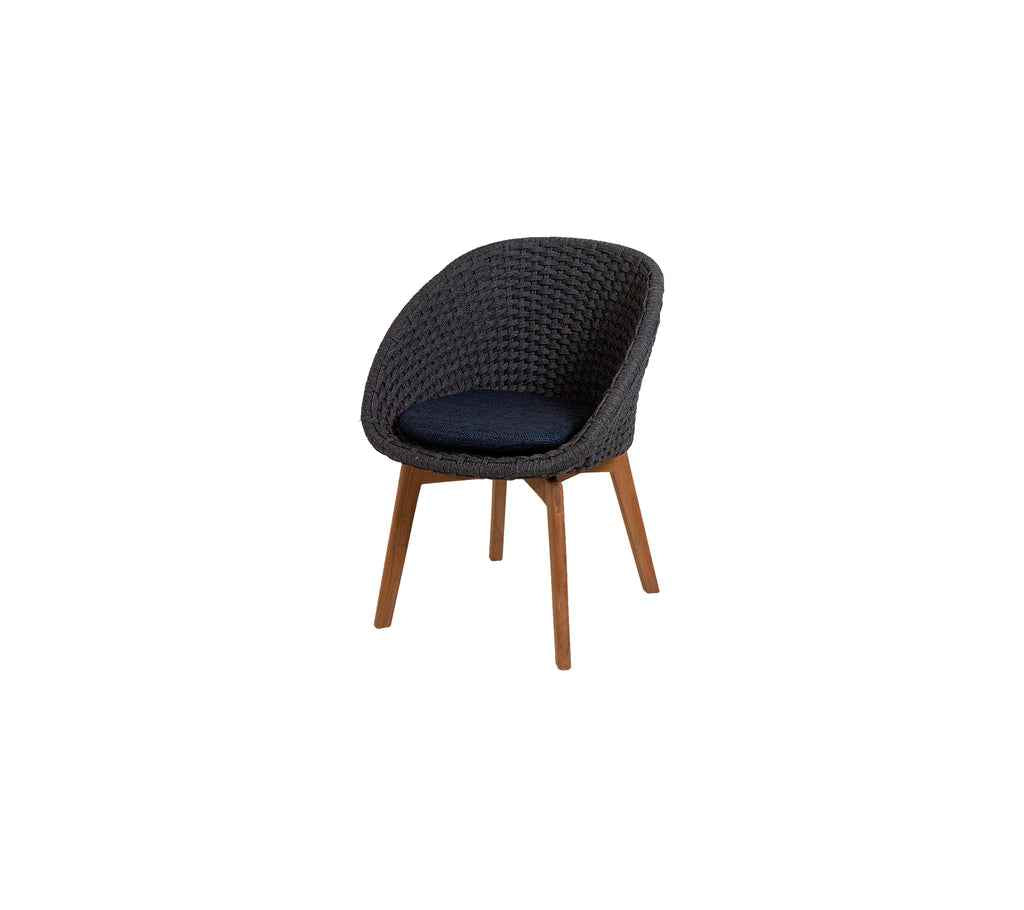Cane-Line Peacock Chair with Teak Legs