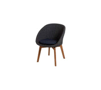 Cane-Line Peacock Chair with Teak Legs