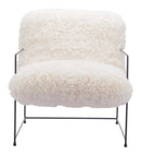 Zuo Modern Pelut Accent Chair White