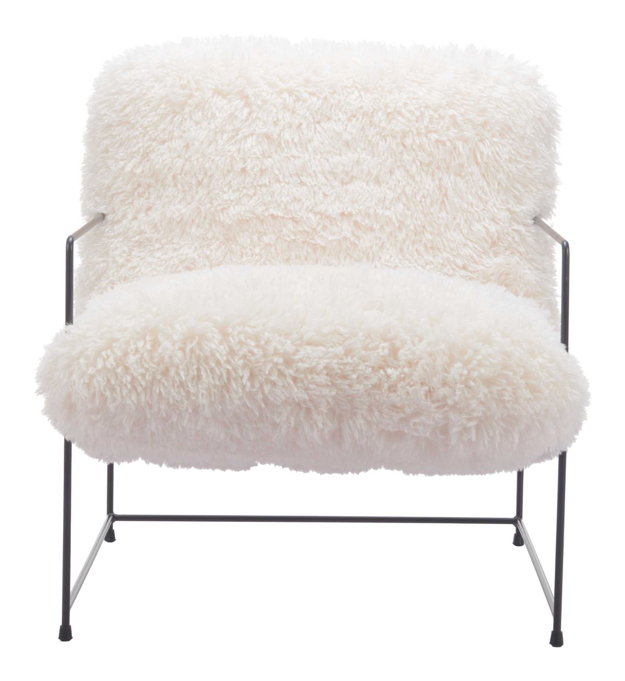Zuo Modern Pelut Accent Chair White