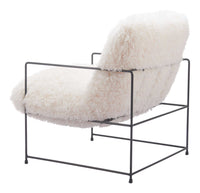 Zuo Modern Pelut Accent Chair White