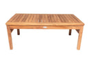 Royal Teak Coastal Set with 3-Seat Sofa and Two Club Chairs and Miami Coffee Table with Off White or Navy or Spa or Granite Cushion