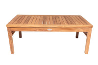 Royal Teak Coastal Wooden Set with Two Club Chairs or Miami Coffee Table and 2-Seater Loveseat