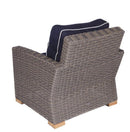 Royal Teak Sanibel Wicker Deep Seating Set with Two Club Chair or Sofa or Ottoman or Coffee Table and Side Table