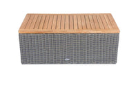 Royal Teak Sanibel Wicker Deep Seating Set with Two Club Chair or Sofa or Ottoman or Coffee Table and Side Table