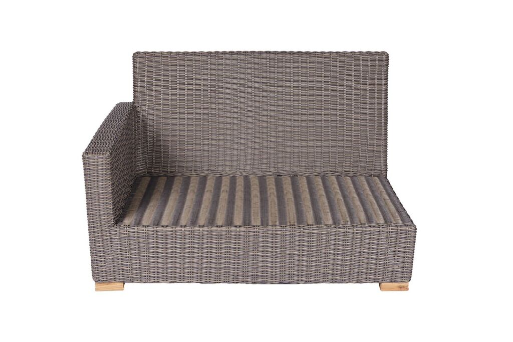 Royal Teak Sanibel Wicker 2-Seater Arm Left/Right