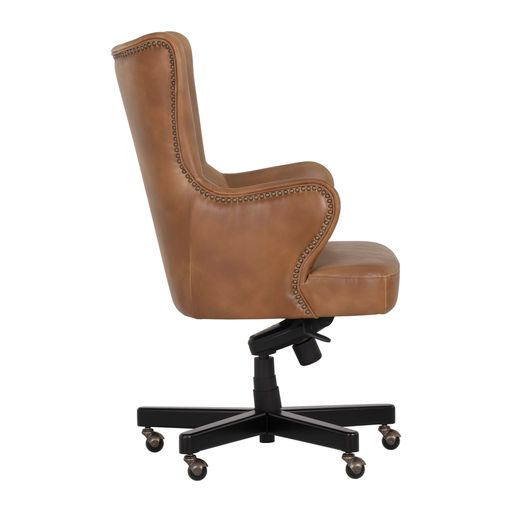 Sunpan Hubert Office Chair - Tobacco Tan