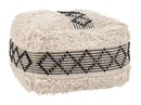 Zuo Modern Pisco Ottoman in Beige & Black