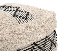 Zuo Modern Pisco Ottoman in Beige & Black