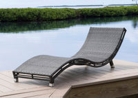 Panama Jack Outdoor Graphite Curve Chaise Lounge