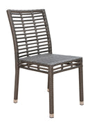 Panama Jack Outdoor Graphite Stackable Side Chair
