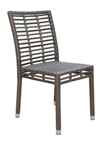 Panama Jack Outdoor Graphite Stackable Side Chair