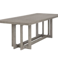 Sunpan Disera Dining Table 96'' in Ash Grey / Dark Brown / Natural