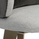 Sunpan Garry Lounge Chair - San Remo Winter Cloud / Diamond Mummy