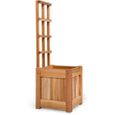 All Things Cedar 12w x 12d x 13h Set of 2 Planter Box's with Trellis