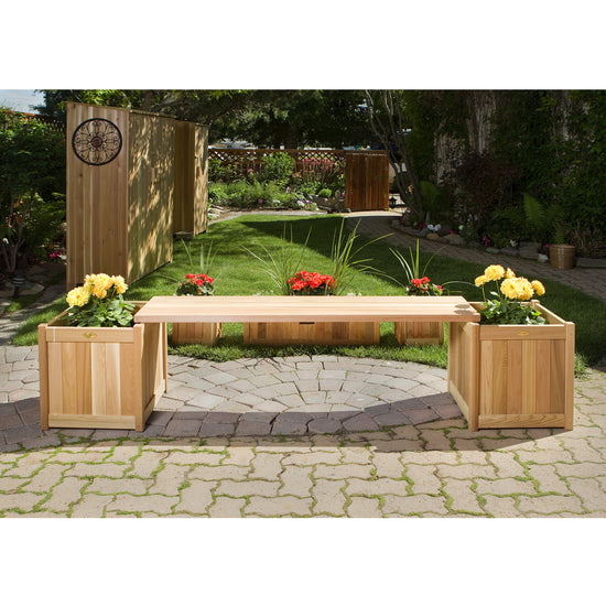 All Things Cedar 3/5-Piece Planter Bench Set