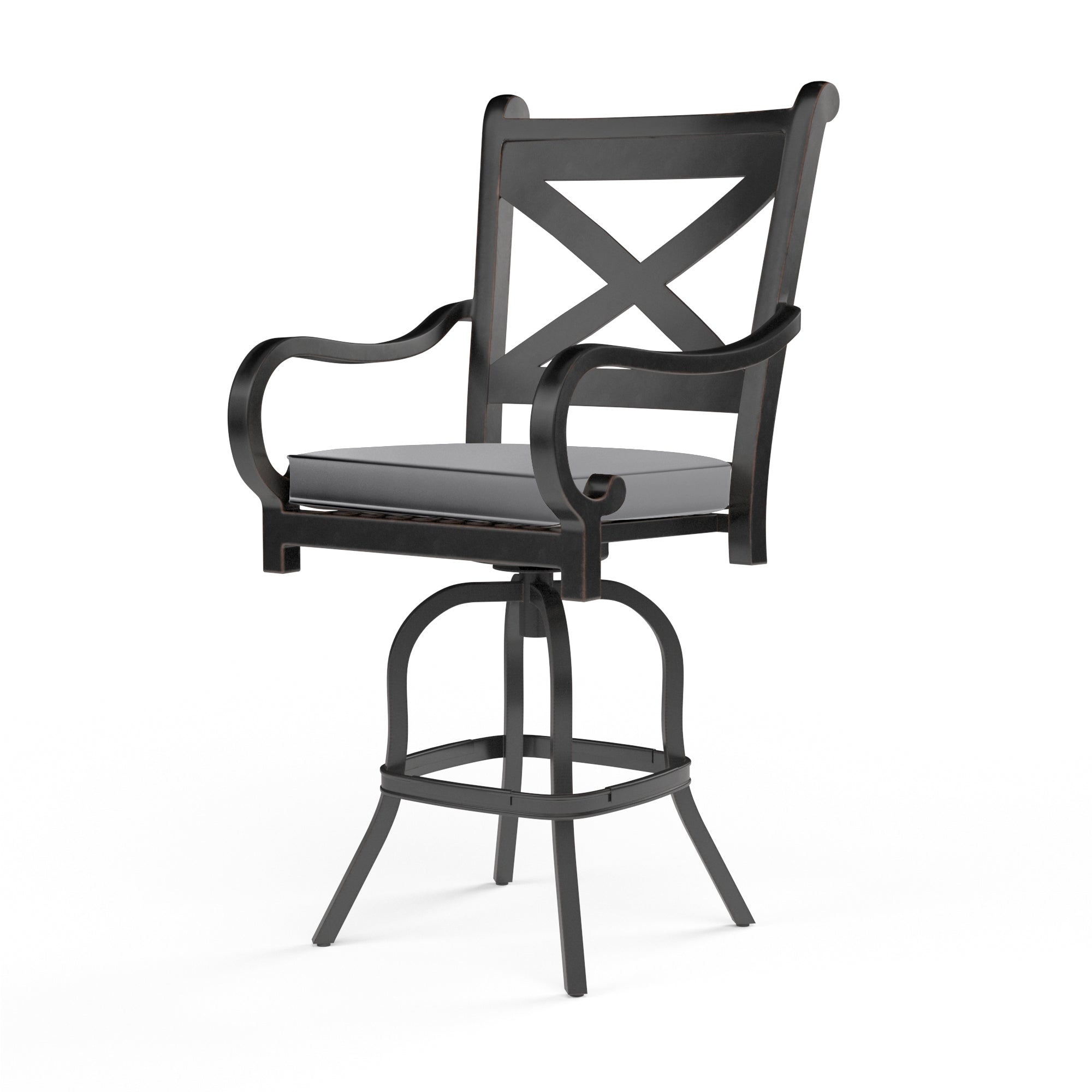 Sunset West Monterey Aluminum Barstool with Cushion