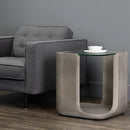 Sunpan Odis End Table Grey / White
