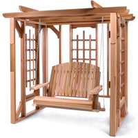 All Things Cedar Pergola Swing Set