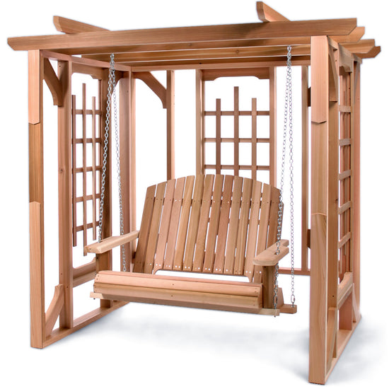 All Things Cedar Pergola Swing Set