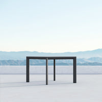 Azzurro Living Porto 43 Dining Table - White / Charcoal