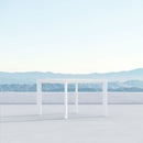 Azzurro Living Porto 43 Dining Table - White / Charcoal