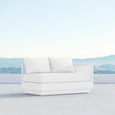 Azzurro Living Porto Sectional Sofa In Matte White/Charcoal Aluminum Frame - Build Your Own
