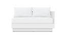 Azzurro Living Porto Sectional Sofa In Matte White/Charcoal Aluminum Frame - Build Your Own