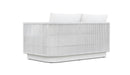 Azzurro Living Porto Sectional Sofa In Matte White/Charcoal Aluminum Frame - Build Your Own