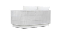 Azzurro Living Porto Sectional Sofa In Matte White/Charcoal Aluminum Frame - Build Your Own