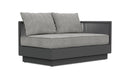 Azzurro Living Porto Sectional Sofa In Matte White/Charcoal Aluminum Frame - Build Your Own