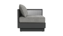 Azzurro Living Porto Sectional Sofa In Matte White/Charcoal Aluminum Frame - Build Your Own