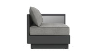 Azzurro Living Porto Sectional Sofa In Matte White/Charcoal Aluminum Frame - Build Your Own
