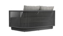 Azzurro Living Porto Sectional Sofa In Matte White/Charcoal Aluminum Frame - Build Your Own